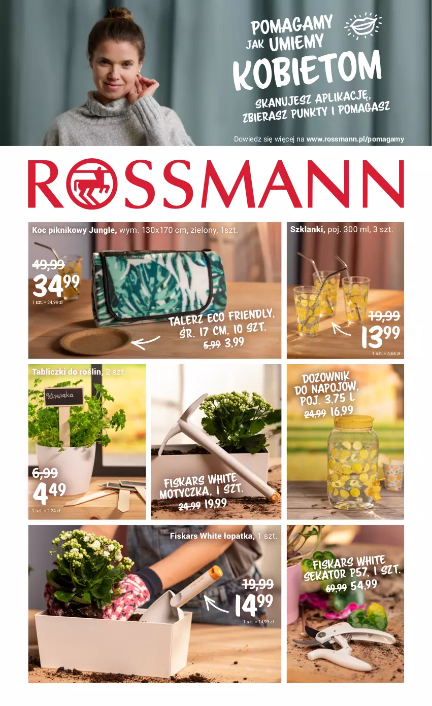 Gazetka promocyjna Rossmann - Kwiecień II - ważna 16.04 do 30.04.2021 - strona 16 - produkty: Dozownik, Fiskars, Sekator, Talerz