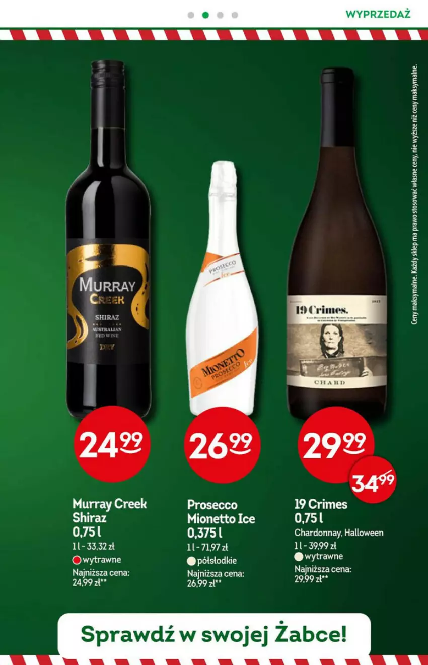 Gazetka promocyjna Żabka - ważna 10.01 do 16.01.2024 - strona 22 - produkty: Chardonnay, Mionetto, Shiraz