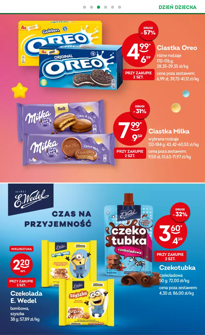 Gazetka promocyjna Żabka - ważna 24.05 do 06.06.2023 - strona 34 - produkty: Ciastka, Czekolada, E. Wedel, Milka, Oreo