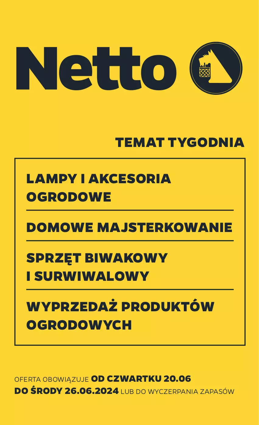 Gazetka promocyjna Netto - Od Czwartku Przemysłowa - ważna 20.06 do 26.06.2024 - strona 1