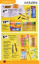 Gazetka promocyjna Biedronka - Okazje tygodnia - Gazetka - ważna od 25.08 do 25.08.2024 - strona 17 - produkty: Noż, Gra, Nożyczki, Długopis, Marker, Flamastry, Kosz, Klej, Tusz
