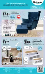 Gazetka promocyjna Biedronka - Okazje tygodnia - Gazetka - ważna od 25.08 do 25.08.2024 - strona 36 - produkty: Gra, Stolik, Stolik kawowy, Krzesło, Siedzisko, Fotel, Pokrowiec