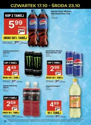 Gazetka promocyjna Delikatesy Centrum - Gazetka - ważna od 23.10 do 23.10.2024 - strona 27 - produkty: Rum, Gra, 7up, Napój energetyczny, Mirinda, Pepsi, Schweppes, Napój izotoniczny, Napój