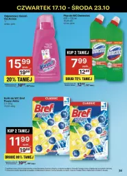 Gazetka promocyjna Delikatesy Centrum - Gazetka - ważna od 23.10 do 23.10.2024 - strona 32 - produkty: Domestos, Rum, Bref, Odplamiacz, Kulki do wc, Płyn do wc, Vanish