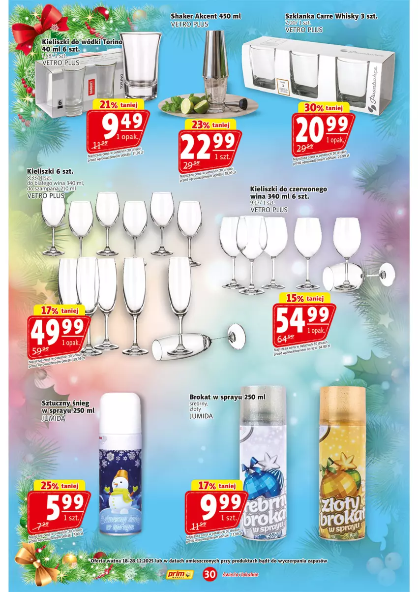 Gazetka promocyjna Prim Market - ważna 18.12 do 28.12.2025 - strona 30 - produkty: Szklanka, Whisky