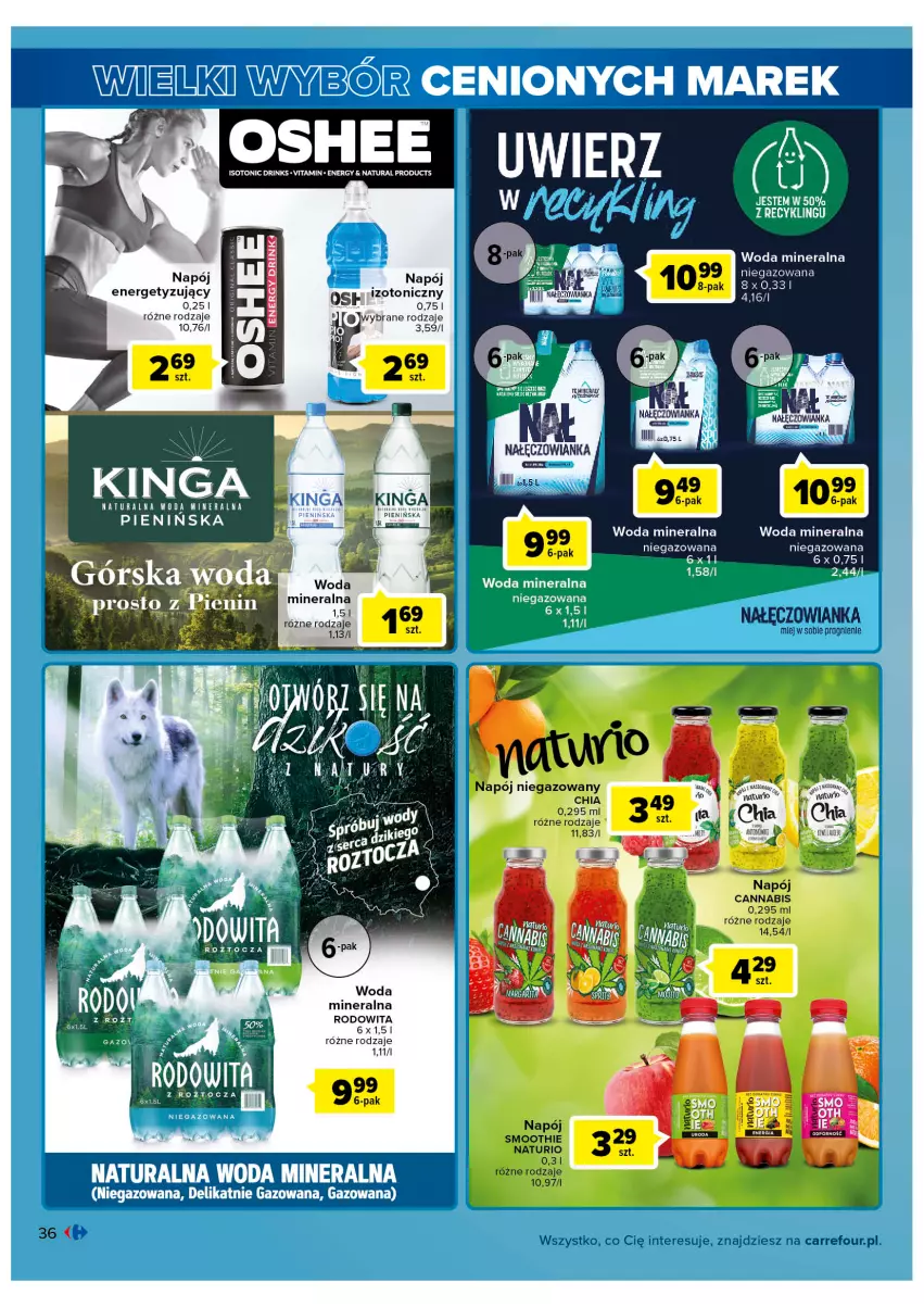 Gazetka promocyjna Carrefour - Gazetka Market - ważna 31.05 do 11.06.2022 - strona 36 - produkty: Chia, LG, Napój, Napój niegazowany, Woda, Woda mineralna