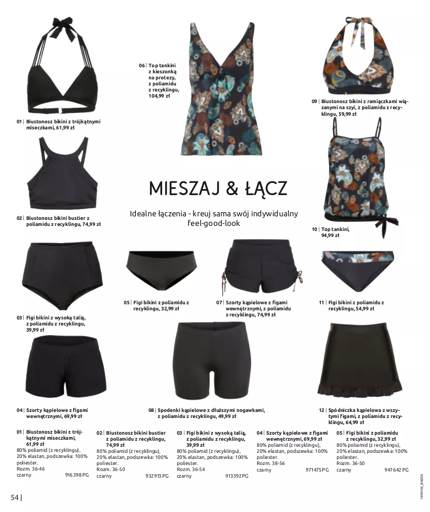 Gazetka promocyjna Bonprix - POMYSŁY NA NOWE STYLIZACJE - ważna 17.06 do 17.09.2024 - strona 56 - produkty: Bikini, Biustonosz, Figi, Miseczka, Sok, Szorty, Top