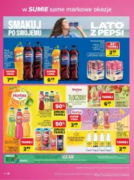 Gazetka promocyjna Carrefour - Gazetka Carrefour w SUMIE same markowe okazje - Gazetka - ważna od 14.08 do 14.08.2026 - strona 36 - produkty: 7up, Tropical, Mirinda, Pepsi, Tonik, Napój gazowany, Napój, Nektar, Hortex, Fa