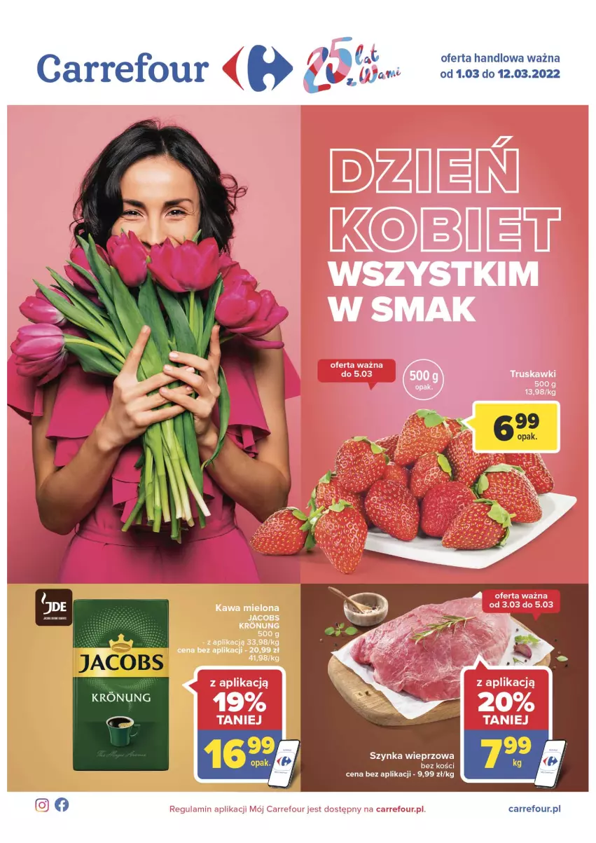 Gazetka promocyjna Carrefour - Gazetka Dla naszych skarbów - ważna 15.02 do 26.02.2022 - strona 1 - produkty: Szynka, Szynka wieprzowa