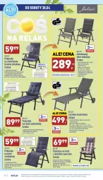 Gazetka promocyjna Aldi - Pełny katalog - Gazetka - ważna od 30.04 do 30.04.2022 - strona 38 - produkty: Krzesło składane, Sok, Por, Leżanka, Tapicerka, Krzesło, Fotel, Poduszka