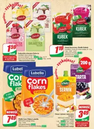 Gazetka promocyjna Dino - Gazetka 30 / 2024 - Gazetka - ważna od 30.07 do 30.07.2024 - strona 12 - produkty: Lubella, Corn flakes, Ser, Ryż, Bell, Kisiel, Gruszki, Galaretka, Kubek, Bella, Deser, Delecta, Gala