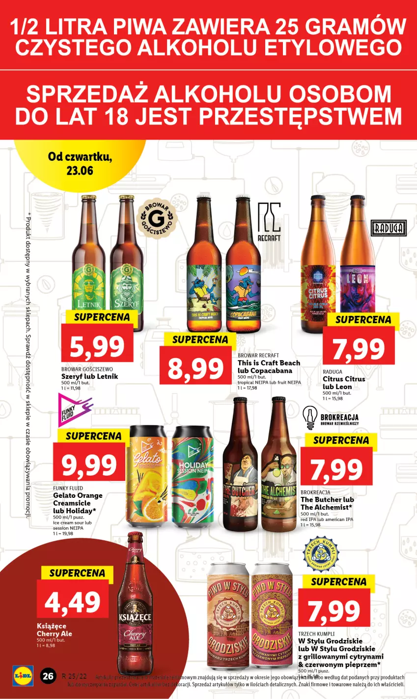 Gazetka promocyjna Lidl - GAZETKA - ważna 23.06 do 26.06.2022 - strona 26 - produkty: Fa, Grill, Książęce, Leon, Pieprz, SESSIO, Tropical