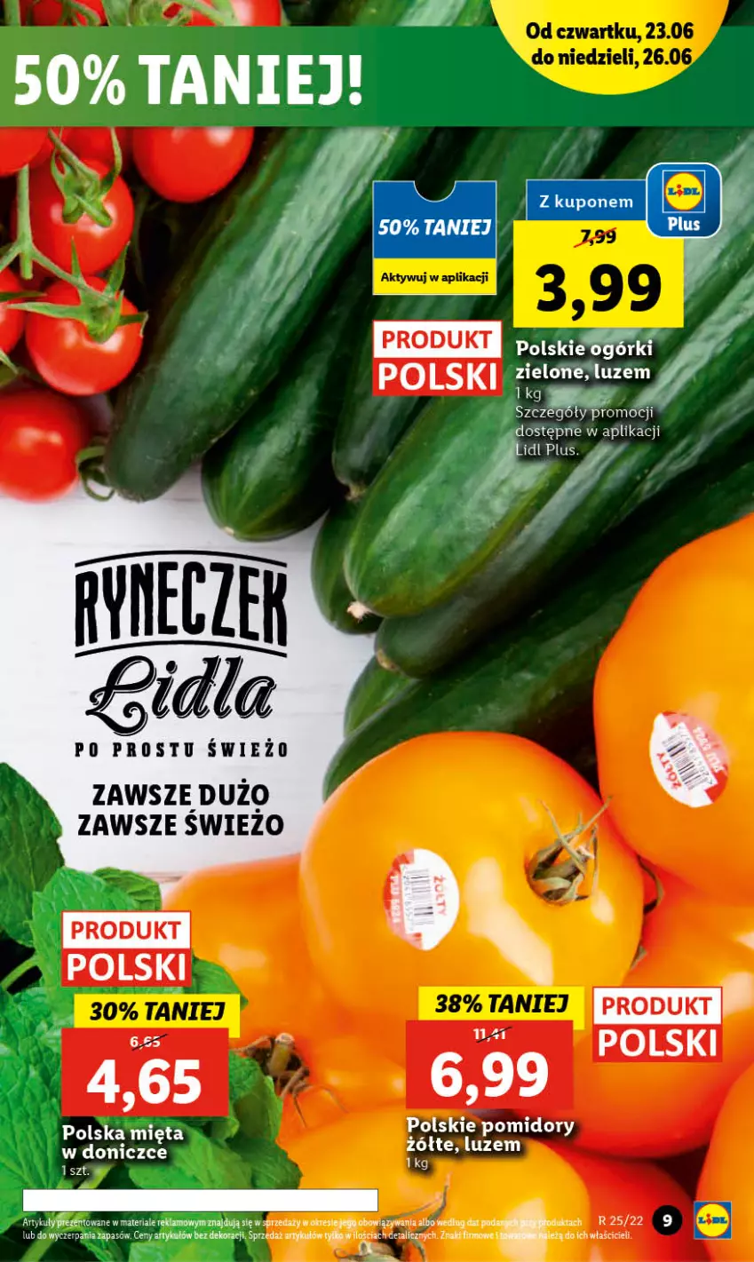 Gazetka promocyjna Lidl - GAZETKA - ważna 23.06 do 26.06.2022 - strona 9 - produkty: Fa, Mięta