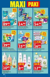 Gazetka promocyjna Auchan - Gazetka przeNISKIE CENY – Przekorzyści cenowe Hipermarkety - Gazetka - ważna od 28.09 do 28.09.2022 - strona 12 - produkty: Płyn do kąpieli, Pampers, Zawieszki, Bielenda, Bref, Płyn micelarny, Proszek do prania, Persil, Pasta do zębów, Silan, Płyn do płukania, Dzieci, Ariel, Sensodyne, Luksja, Fa