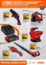 Gazetka promocyjna Obi - Gazetka OBI - Gazetka - ważna od 24.03 do 24.03.2026 - strona 7 - produkty: Rama, Sekator, Szlifierka kątowa, Tran, Wyrzynarka, Warka, Tarka, Wkręt, Wkrętarka, Szlifierka, Pilarka tarczowa, Akumulator, Einhell, Fa