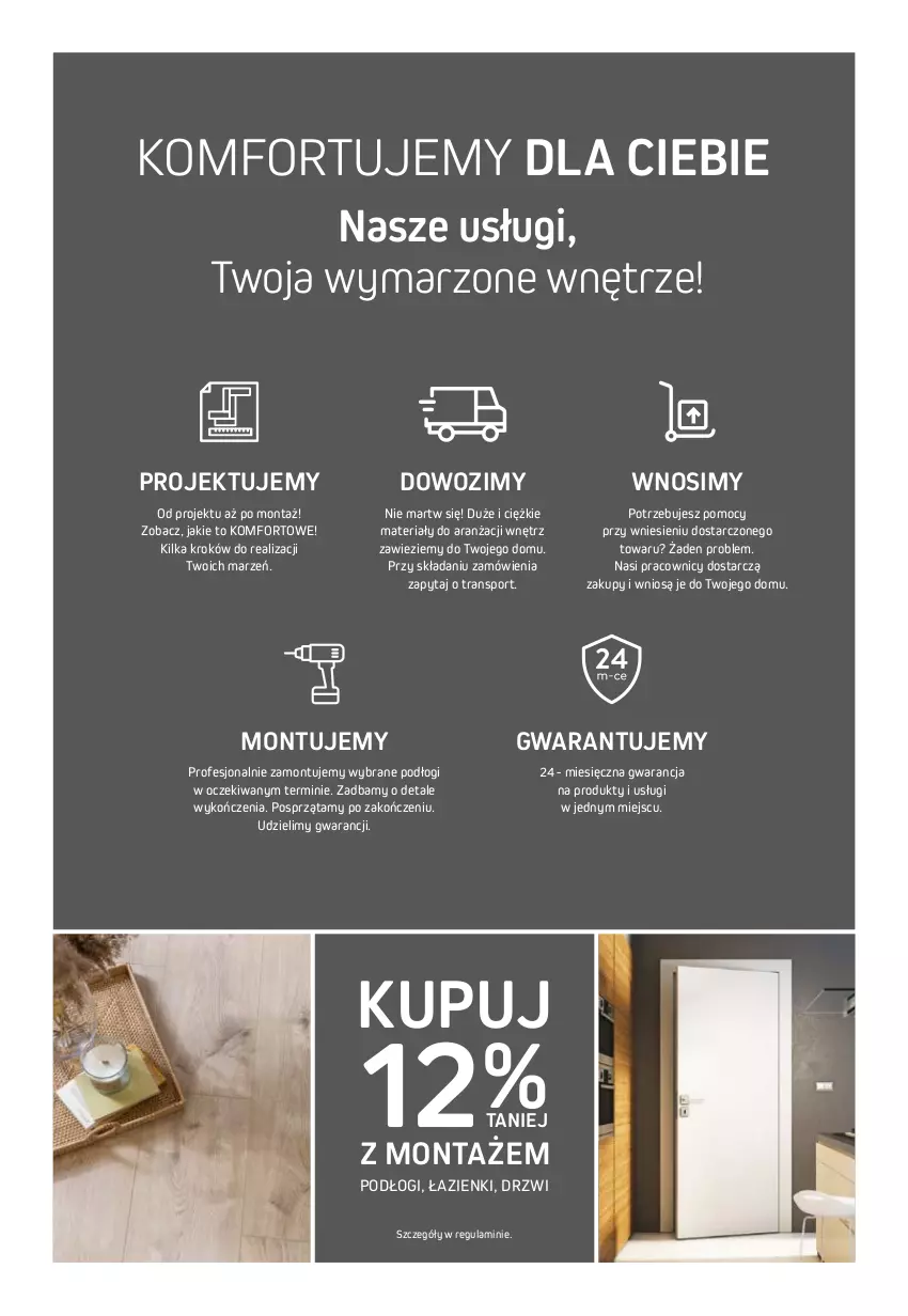 Gazetka promocyjna Komfort - Gazetka - ważna 12.01 do 08.02.2022 - strona 2 - produkty: Drzwi, Por, Sport, Tran