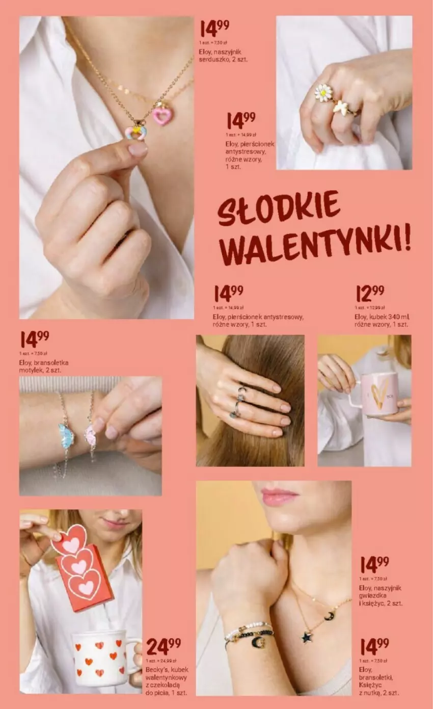 Gazetka promocyjna Rossmann - ważna 16.02 do 29.02.2024 - strona 7 - produkty: Naszyjnik, Pierścionek, Ser