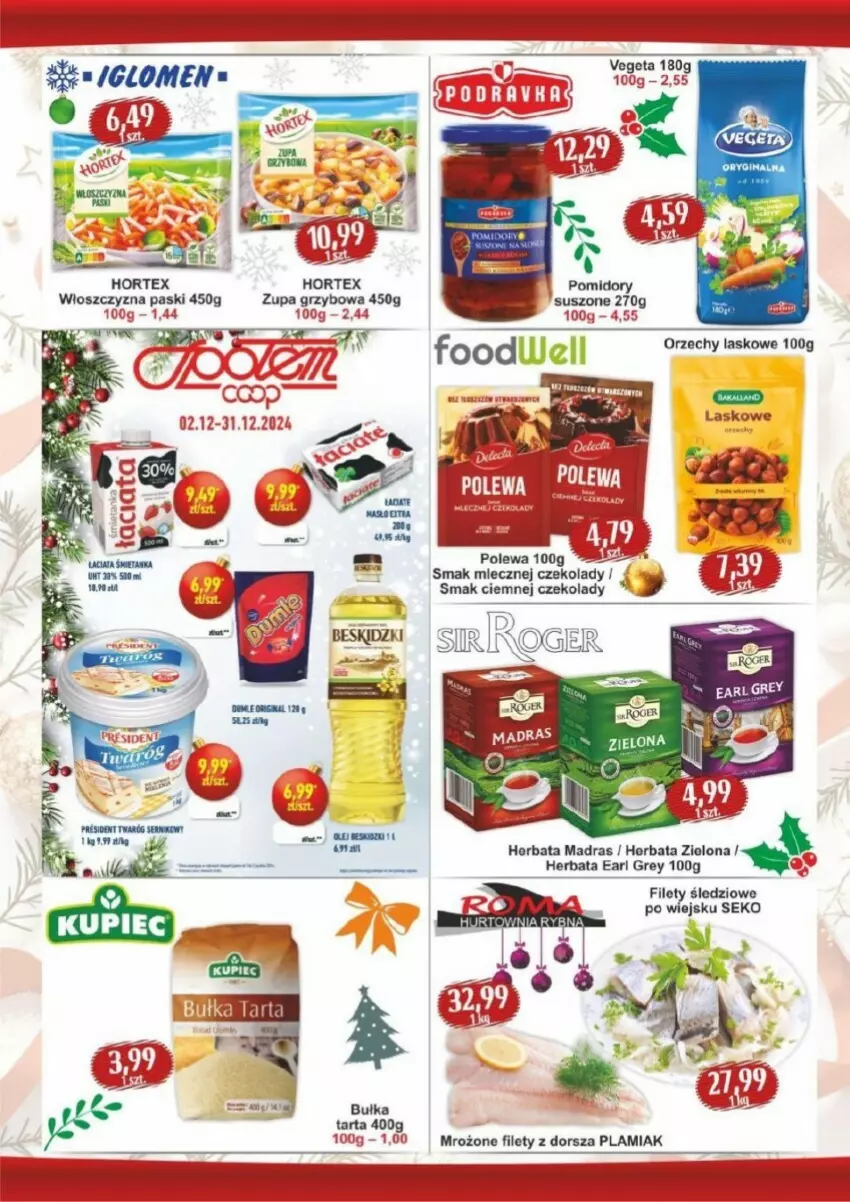 Gazetka promocyjna Dealz - ważna 09.12 do 30.12.2024 - strona 2 - produkty: Dorsz, Earl Grey, Herbata, Miecz, SEKO, Tarta, Vegeta, Zupa