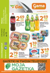 Gazetka promocyjna Gama - Gazetka Gama - Gazetka - ważna od 07.06 do 07.06.2021 - strona 12 - produkty: Mozzarella, Piec, Sok, Ser, Smakowita, Telefon, Serek homogenizowany, Serek, Margaryna, Napój gazowany, Galbani, Napój