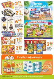 Gazetka promocyjna Gama - Gazetka Gama - Gazetka - ważna od 07.06 do 07.06.2021 - strona 4 - produkty: Sok, Lajkonik, Cukier, Chipsy, Wawel, NAN Optipro, Rogal, Czekolada, Mentos, Knoppers, Cukierki, Nimm2, Kokos