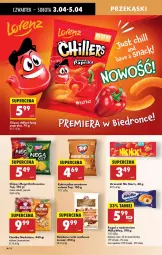 Gazetka promocyjna Biedronka - Od Czwartku - Gazetka - ważna od 09.04 do 09.04.2025 - strona 50 - produkty: Ciastka, Top, Orzeszki, Papryka, Chipsy, Rogal, Rurki, Kukurydza