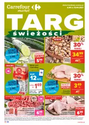 Gazetka promocyjna Carrefour - Gazetka Market - Gazetka - ważna od 12.04 do 12.04.2021 - strona 1 - produkty: Kurczak, Pistacje, Mięso mielone, Mięso mielone z łopatki wieprzowej, Sok, Gra, Inka, Sokołów, Półka, Mięso, Mleko