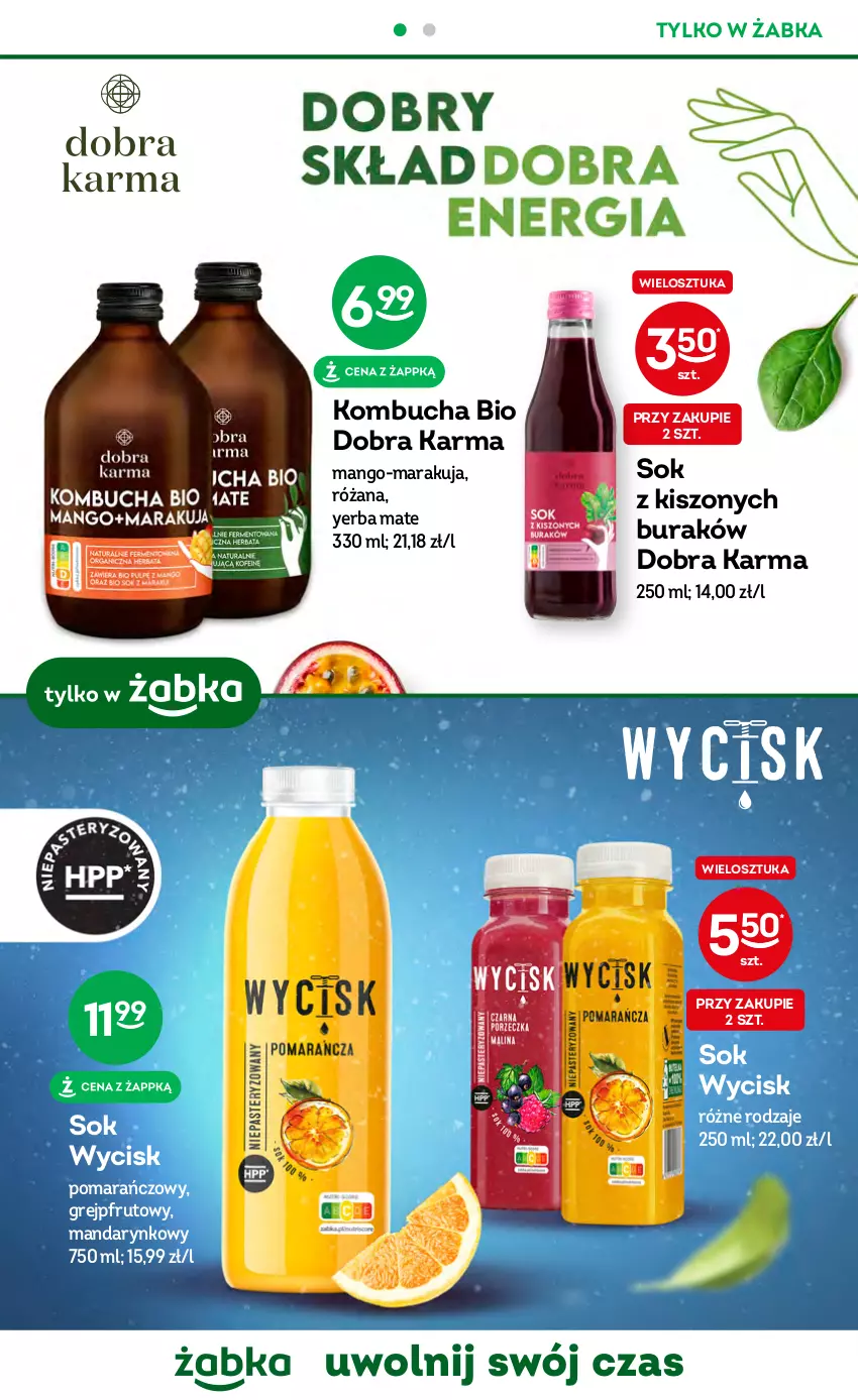 Gazetka promocyjna Żabka - ważna 07.12 do 13.12.2022 - strona 46 - produkty: Grejpfrut, Mango, Róża, Sok