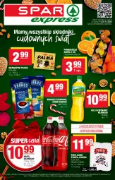 Gazetka promocyjna Spar - SparExpress - Gazetka - ważna od 21.12 do 21.12.2022 - strona 1 - produkty: Piwa, Piwo, Sok, Gin, Gra, Palma, Margaryna, Piwo jasne, Napój gazowany, Olej rzepakowy, Napój, Olej