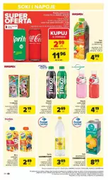 Gazetka promocyjna Carrefour - Gazetka - ważna od 22.02 do 22.02.2025 - strona 17 - produkty: Sok, Mus, Coca-Cola, Tonik, Tymbark, Fanta, Sprite, Napój, Hortex, Fa