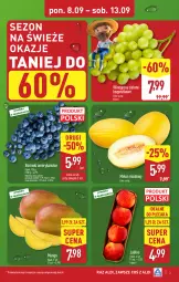 Gazetka promocyjna Aldi - Pełna oferta - Gazetka - ważna od 13.09 do 13.09.2025 - strona 3 - produkty: Plecak, Winogrona, Wino, Mango, Melon, Jabłka