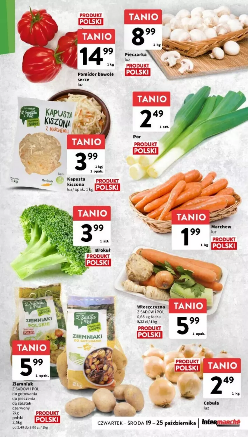 Gazetka promocyjna Intermarche - ważna 19.10 do 25.10.2023 - strona 7 - produkty: Piec, Sałat, Ser, Ziemniaki