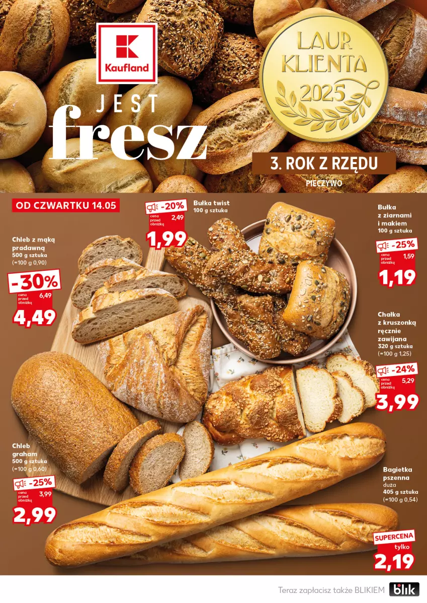 Gazetka promocyjna Kaufland - Mocny Start - ważna 18.05 do 20.05.2026 - strona 18 - produkty: Bagietka, Bagietka pszenna, Bułka, Chleb, Gra