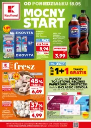 Gazetka promocyjna Kaufland - Mocny Start - Gazetka - ważna od 20.05 do 20.05.2026 - strona 1 - produkty: Por, Gra, 7up, Papier, Szal, Mirinda, Kosz, Mlekovita, Pepsi, Ręcznik, Chusteczki, Ręczniki papierowe, Waga, Mleko