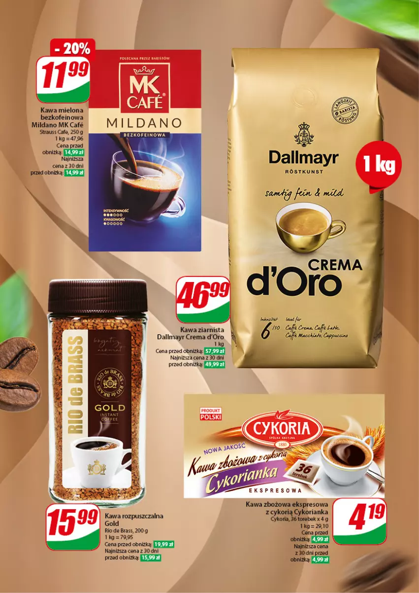 Gazetka promocyjna Dino - Gazetka 7 - ważna 14.02 do 20.02.2024 - strona 13 - produkty: Cappuccino, Dallmayr, Kawa, Kawa mielona, Kawa rozpuszczalna, Kawa zbożowa