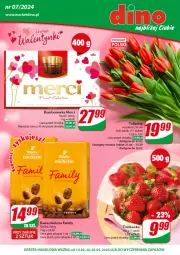 Gazetka promocyjna Dino - Gazetka 7 - Gazetka - ważna od 20.02 do 20.02.2024 - strona 1 - produkty: Tchibo, Sok, JBL, Tulipan, Kawa mielona, Kawa, EPEE, Bukiet, Merci, Fa