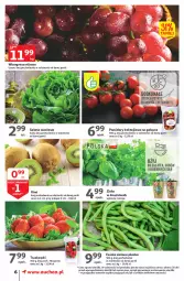 Gazetka promocyjna Auchan - Gazetka Wielkie majowe odkrycia cenowe część #2 Supermarket Auchan - Gazetka - ważna od 10.05 do 10.05.2023 - strona 6 - produkty: Sos, Sałata masłowa, Truskawki, Kiwi, O nas, Sałat, Fasola, Winogrona, Wino, Masło, Pomidory, Fa