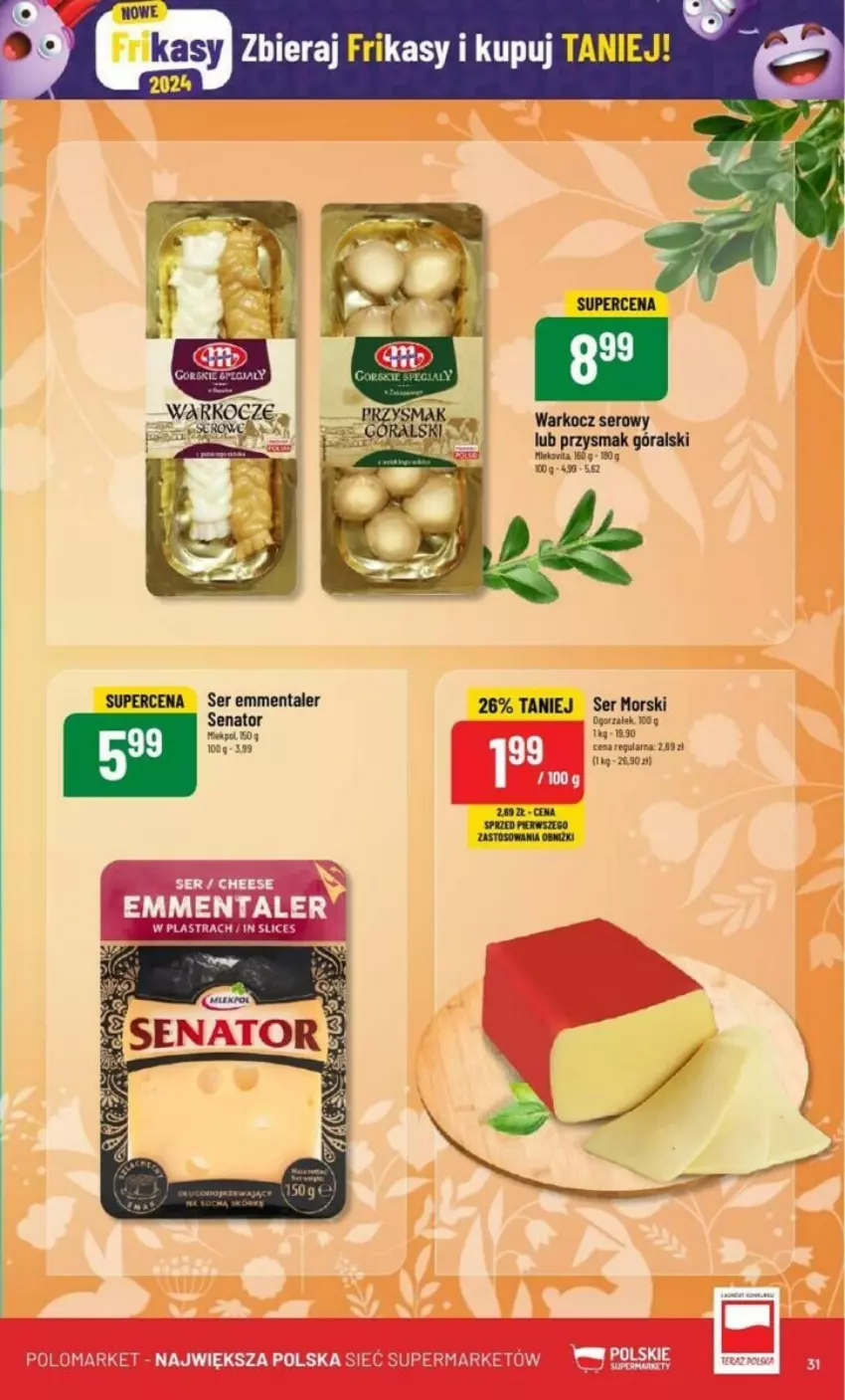 Gazetka promocyjna PoloMarket - ważna 20.03 do 26.03.2024 - strona 25 - produkty: Emmental, Koc, Ser