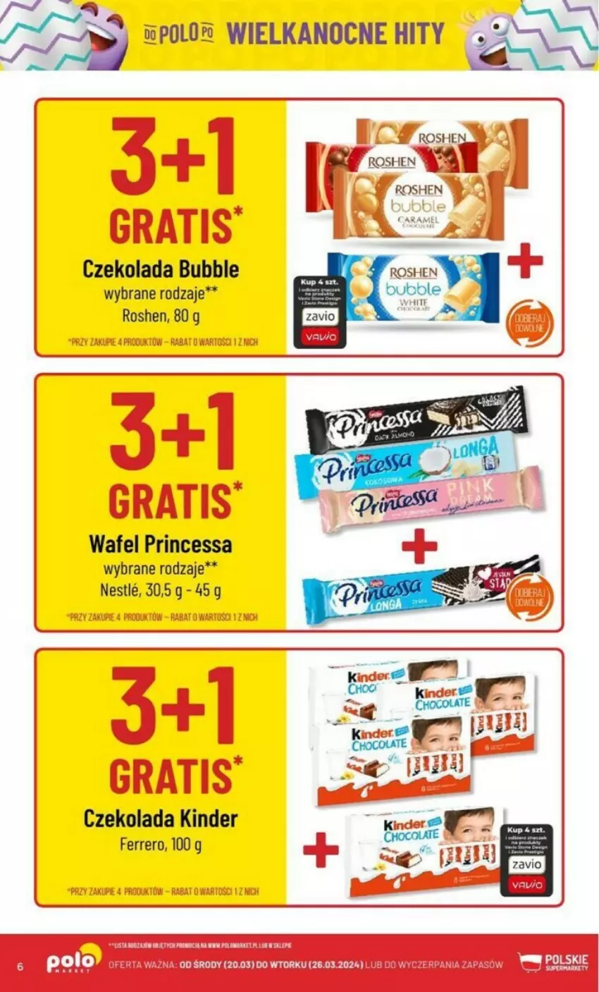 Gazetka promocyjna PoloMarket - ważna 20.03 do 26.03.2024 - strona 56 - produkty: Czekolada, Ferrero, Gra, Kinder, Princessa