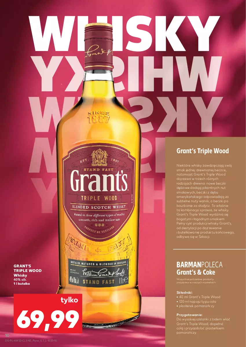 Gazetka promocyjna Kaufland - Barek Kauflandu - ważna 28.05 do 10.06.2026 - strona 10 - produkty: Bourbon, Gra, Koc, Lanki, Nuty, Plasterki, Sok, Whisky