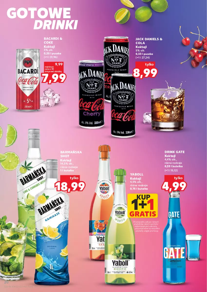 Gazetka promocyjna Kaufland - Barek Kauflandu - ważna 28.05 do 10.06.2026 - strona 20 - produkty: Bacardi, Gra, Por