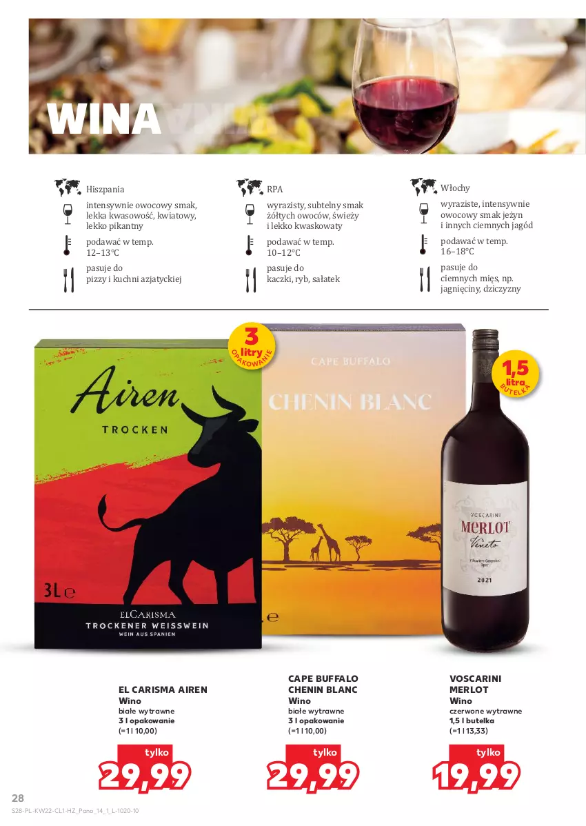Gazetka promocyjna Kaufland - Barek Kauflandu - ważna 28.05 do 10.06.2026 - strona 28 - produkty: Fa, Merlot, Sałat, Wino, Wino białe, Wino czerwone