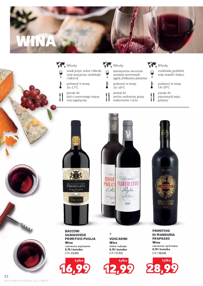 Gazetka promocyjna Kaufland - Barek Kauflandu - ważna 28.05 do 10.06.2026 - strona 32 - produkty: Czekolada, Kakao, Makaron, Nuty, Piec, Ryż, Ser, Wino, Wino czerwone