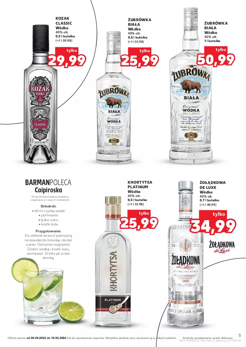 Gazetka promocyjna Kaufland - Barek Kauflandu - ważna 28.05 do 10.06.2026 - strona 5 - produkty: Cukier, Inka, Kawa, Lanki, Wódka
