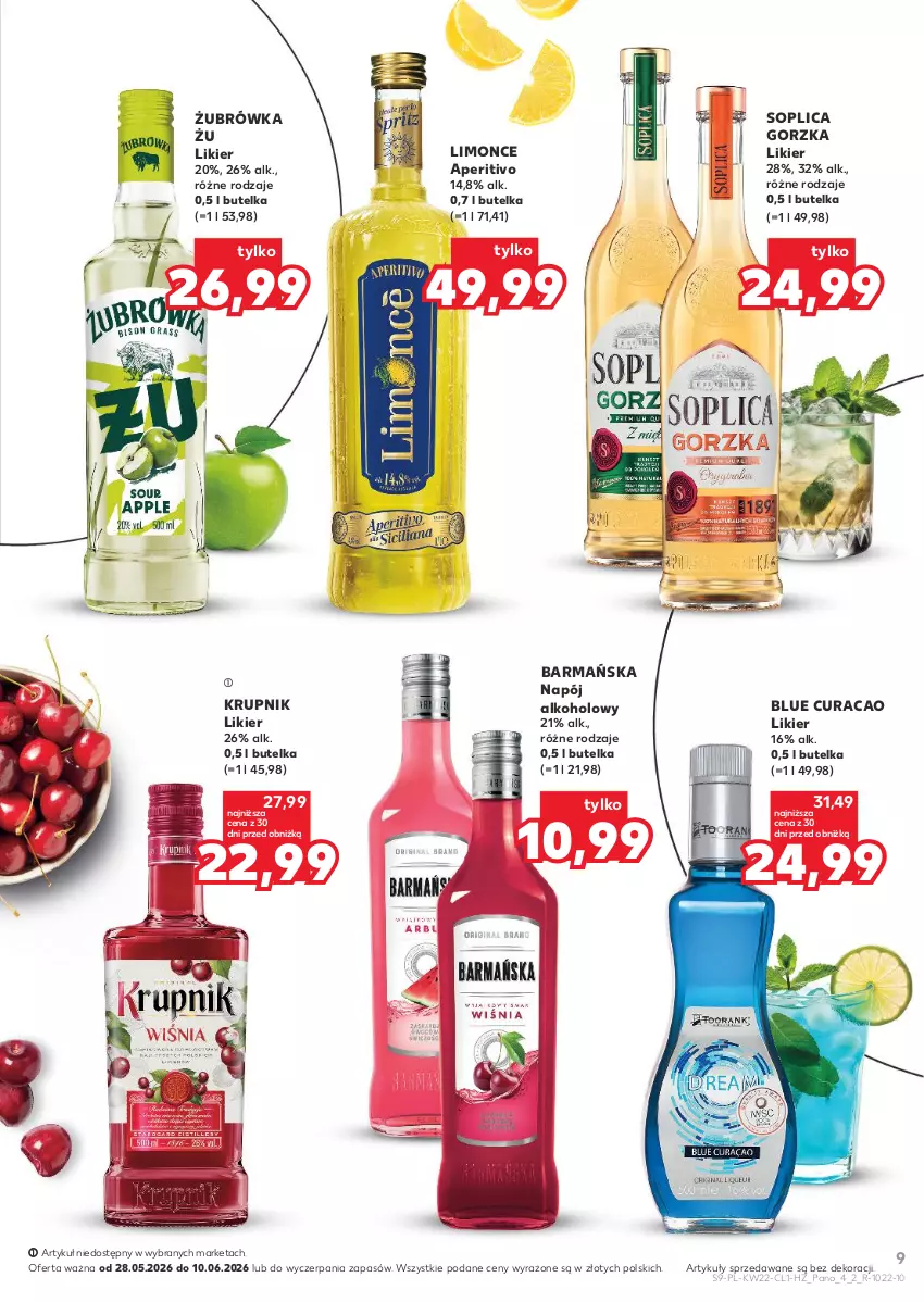 Gazetka promocyjna Kaufland - Barek Kauflandu - ważna 28.05 do 10.06.2026 - strona 9 - produkty: Krupnik, Likier, Napój, Soplica