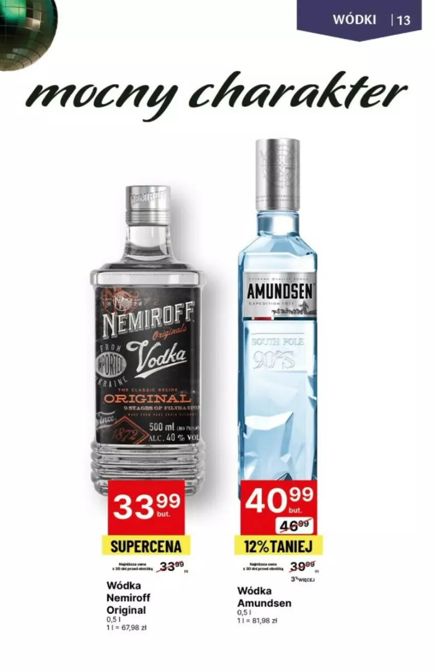 Gazetka promocyjna Delikatesy Centrum - ważna 18.01 do 31.01.2024 - strona 5 - produkty: Amundsen, Gin, Wódka