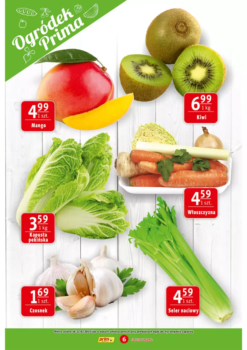 Gazetka promocyjna Prim Market - ważna 16.02 do 22.02.2023 - strona 6 - produkty: Seler naciowy