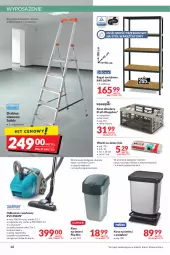 Gazetka promocyjna Makro - [Oferta promocyjna] Artykuły spożywcze i przemysłowe - Gazetka - ważna od 30.05 do 30.05.2022 - strona 16 - produkty: Stół warsztatowy, Odkurzacz, Top, Drabina, Worki na śmieci, Stół, Szczotka, Kosz, Regał, Worki na śmiec, Orka, Regał metalowy