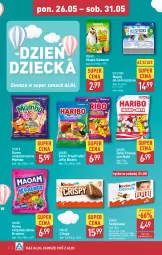 Gazetka promocyjna Aldi - Dzień dziecka - Gazetka - ważna od 31.05 do 31.05.2025 - strona 2 - produkty: Jelly beans, Czekolada, Haribo, Mamba, Napój, Kinder