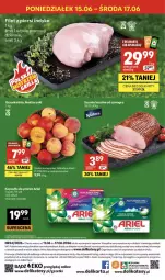 Gazetka promocyjna Delikatesy Centrum - Franczyza DC24 Czwartek - Gazetka - ważna od 17.06 do 17.06.2026 - strona 40 - produkty: Rum, Gra, Kiwi, Filet z piersi indyka, Szynka, Brzoskwinie, Ariel, Kapsułki do prania, Nektar, Mobil, LG, Fa