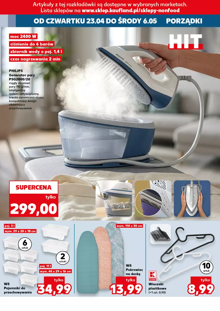 Gazetka promocyjna Kaufland - Kaufland - ważna 23.04 do 06.05.2026 - strona 12 - produkty: Intel, Philips, Pojemnik, Pokrowiec, Pokrowiec na deskę, Por, Rum, Top, Wieszak